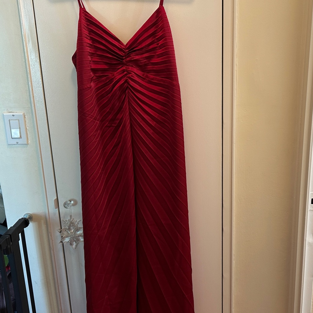 Abercrombie & Fitch Red Maxi Dress